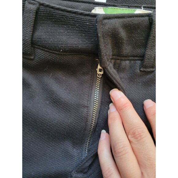 Anthropolgie The Colette Magic Fabric Crop Wide-Leg Pants by Maeve in Black,27 - Picture 4 of 10